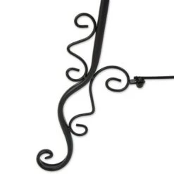 Best deal 🥰 Zingz & Thingz 9.25" Indoor/Outdoor Iron 2-Tier Plant Stand Black - Zings & Thingz 🌟