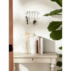 Top 10 🛒 Zingz & Thingz Zingz & Thingz 5.39" Indoor/Outdoor Birds Wall Hook Metal Plant Stand Silver 🎁 -Planters Sales Store unnamed file 1057