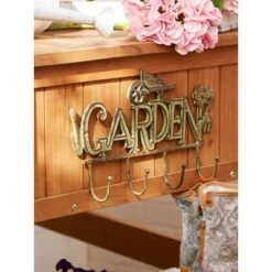 Wholesale 😍 Zingz & Thingz Zingz & Thingz 2.13" Indoor/Outdoor Garden Wall Hook Cast Iron Plant Stand Brown 👍 -Planters Sales Store unnamed file 1060