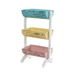 Best Sale 🥰 23" x 13" Three-Tier Farmhouse Stand/Planter - Nearly Natural ❤️