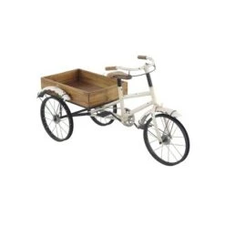 Hot Sale 🔥 Olivia & May 24" Rustic Iron Bicycle Inspired Flower Cart Brown - Olivia & May 💯 -Planters Sales Store unnamed file 1092