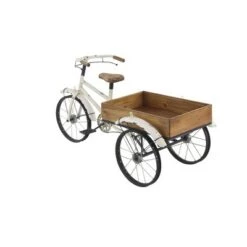 Hot Sale 🔥 Olivia & May 24" Rustic Iron Bicycle Inspired Flower Cart Brown - Olivia & May 💯 -Planters Sales Store unnamed file 1093