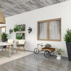 Hot Sale 🔥 Olivia & May 24" Rustic Iron Bicycle Inspired Flower Cart Brown - Olivia & May 💯 -Planters Sales Store unnamed file 1103