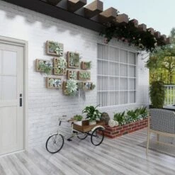 Hot Sale 🔥 Olivia & May 24" Rustic Iron Bicycle Inspired Flower Cart Brown - Olivia & May 💯 -Planters Sales Store unnamed file 1104