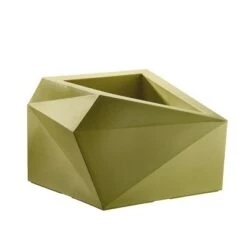 Best Pirce 😀 23'' Contour Origami Planter - Crescent Garden Citron ✔️ -Planters Sales Store unnamed file 1108