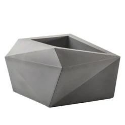 Best Pirce 😀 23'' Contour Origami Planter - Crescent Garden Citron ✔️ -Planters Sales Store unnamed file 1109