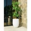 New 🔔 Rosemead Home & Garden, Inc. 21.7" Lightweight Concrete Outdoor Bowl Planter Pure White - Rosemead Home & Garden, Inc. 🌟