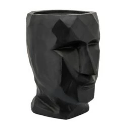 Best Pirce ✔️ Sagebrook Home Face Resin Planter Black 😉