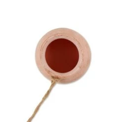 Discount 😀 Zingz & Thingz Zingz & Thingz 3.75" Indoor/Outdoor Dangling Terracotta Mini Pots Whitewash 😍