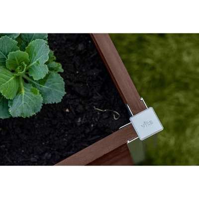 Best Sale π 22" Vinyl Urbana Keyhole Raised Garden Bed Espresso - Vita π 7 Best Sale π 22" Vinyl Urbana Keyhole Raised Garden Bed Espresso - Vita π - Image 5