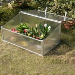 Brand new 😉 Gardenised Mini Greenhouse Flower Box, Plant Protector Garden Pot 🛒