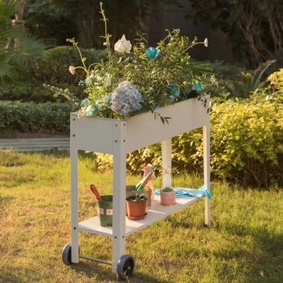 Best reviews of ๐ฏ Gardenised Mobile Planter Raised Garden Bed Rectangular Flower Cart with Shelf ๐งจ 11 Best reviews of ๐ฏ Gardenised Mobile Planter Raised Garden Bed Rectangular Flower Cart with Shelf ๐งจ - Image 9