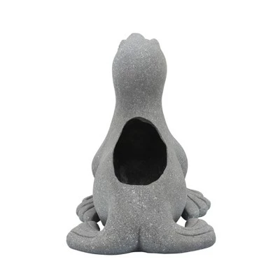 Best Sale π Sagebrook Home 16.5" Sea Lion Resin Planter Gray π 6 Best Sale π Sagebrook Home 16.5" Sea Lion Resin Planter Gray π - Image 4