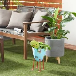 Promo ✔️ Olivia & May Metal Cat Planter - Olivia & May 🛒