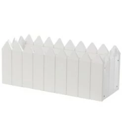 Coupon ✔️ Gardenised Rectangular Traditional Fence Design Vinyl Planter Box 😉 -Planters Sales Store unnamed file 1322