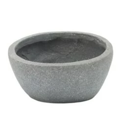 Discount 🔥 Sagebrook Home 7" Slanted Half Face Resin Planter Gray ⭐ -Planters Sales Store unnamed file 1335
