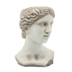 Top 10 🔥 Sagebrook Home 15" Lady Head Resin Planter Antique White 🔥 -Planters Sales Store unnamed file 1349
