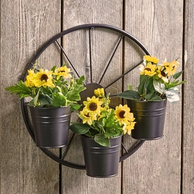 Coupon π€© The Lakeside Collection Lakeside Metal Wagon Wheel Garden Planter for Outdoors - Outdoor Fence Accent π₯ 2 Coupon π€© The Lakeside Collection Lakeside Metal Wagon Wheel Garden Planter for Outdoors - Outdoor Fence Accent π₯