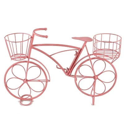 Brand new ๐ The Lakeside Collection Lakeside Vintage Metal Bike Double-Planter Stand with Distressed Finish ๐งจ 4 Brand new ๐ The Lakeside Collection Lakeside Vintage Metal Bike Double-Planter Stand with Distressed Finish ๐งจ - Image 2