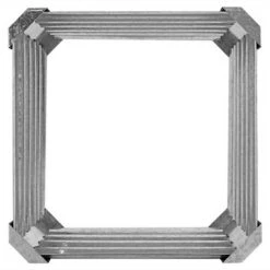 Wholesale 🔥 Sunnydaze Decor Sunnydaze Outdoor Lawn and Garden Galvanized Steel Square Raised Vegetable Garden or Flower Bed Planter Kit - 22" - Silver ✨ -Planters Sales Store unnamed file 137