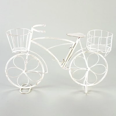 Brand new ๐ The Lakeside Collection Lakeside Vintage Metal Bike Double-Planter Stand with Distressed Finish ๐งจ 6 Brand new ๐ The Lakeside Collection Lakeside Vintage Metal Bike Double-Planter Stand with Distressed Finish ๐งจ - Image 4