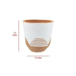 Top 10 😍 Large Natural Terracotta Painted Planter - Foreside Home & Garden 🧨 -Planters Sales Store unnamed file 1386