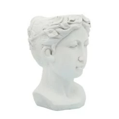 Top 10 🥰 Sagebrook Home Lady Head Resin Planter White ⌛
