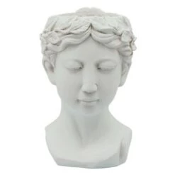 Top 10 🥰 Sagebrook Home Lady Head Resin Planter White ⌛ -Planters Sales Store unnamed file 1399