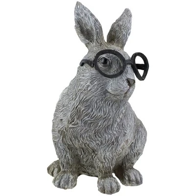 Outlet 🛒 Roman 11.25" Bunny Rabbit Spring Outdoor Patio Garden Planter - Gray 😉 4 Outlet 🛒 Roman 11.25" Bunny Rabbit Spring Outdoor Patio Garden Planter - Gray 😉 - Image 2