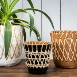 Brand new 🧨 Foreside Home & Garden Rattan Woven Planter - Foreside Home and Garden 🧨 -Planters Sales Store unnamed file 1419