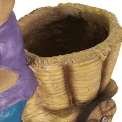 Promo 😀 Biddle Outdoor Decorative Rabbit Planter Brown/Blue - Christopher Knight Home 😀 -Planters Sales Store unnamed file 1436