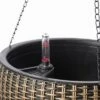Buy ✔️ Gardenised 10" Self Watering Bronze Hanging Basket Flower Planter 🤩