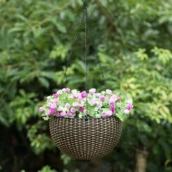 Buy ✔️ Gardenised 10" Self Watering Bronze Hanging Basket Flower Planter 🤩 13 Buy ✔️ Gardenised 10" Self Watering Bronze Hanging Basket Flower Planter 🤩 -Planters Sales Store unnamed file 1439