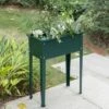 Budget 👏 Gardenised Green Freestanding Raised Garden Bed Rectangular Flower Planter 🛒