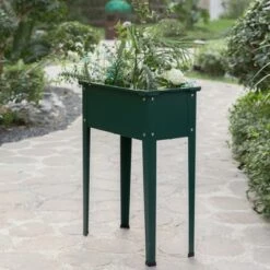 Budget 👏 Gardenised Green Freestanding Raised Garden Bed Rectangular Flower Planter 🛒 15 Budget 👏 Gardenised Green Freestanding Raised Garden Bed Rectangular Flower Planter 🛒 -Planters Sales Store unnamed file 1450