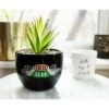 Best Sale 👏 Silver Buffalo Friends Central Perk Logo Large 7.75 x 4.75 Inch Ceramic Planter 🌟