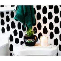 Best Sale 👏 Silver Buffalo Friends Central Perk Logo Large 7.75 x 4.75 Inch Ceramic Planter 🌟 -Planters Sales Store unnamed file 1462