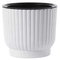 Best Sale 🤩 Gardenised White Flower Pot Self Watering Planter, 6 Pack 🔔 -Planters Sales Store unnamed file 1470