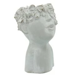 Cheap 🔥 Sagebrook Home 12" Child Resin Planter Antique White 🌟