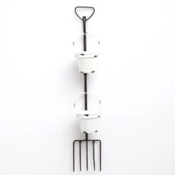 Best Sale ⌛ The Lakeside Collection Lakeside Rustic Garden Tool Hanging Planter - Farmhouse Outdoor Wall Décor – Pitchfork 🥰 -Planters Sales Store unnamed file 1491