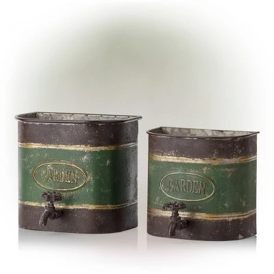Promo โจ Alpine Corporation Alpine 2pk Antique Water Dispenser Iron Novelty Planter ๐ฏ 4 Promo โจ Alpine Corporation Alpine 2pk Antique Water Dispenser Iron Novelty Planter ๐ฏ - Image 2