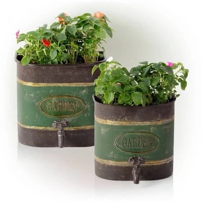 Promo โจ Alpine Corporation Alpine 2pk Antique Water Dispenser Iron Novelty Planter ๐ฏ 5 Promo โจ Alpine Corporation Alpine 2pk Antique Water Dispenser Iron Novelty Planter ๐ฏ - Image 3