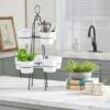 Best reviews of 💯 Olivia & May 9-in-1 Metal Enamel Planter Stand White - Olivia & May 🛒 -Planters Sales Store unnamed file 1515