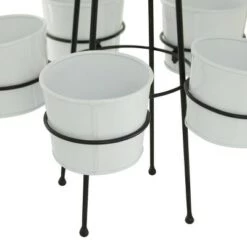 Best reviews of 💯 Olivia & May 9-in-1 Metal Enamel Planter Stand White - Olivia & May 🛒 -Planters Sales Store unnamed file 1516