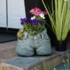 Best reviews of 🌟 Short Rugged 👖 Jeans Flower Planter With Pocket Frog Design - Alpine Corporation 😍 -Planters Sales Store unnamed file 1522