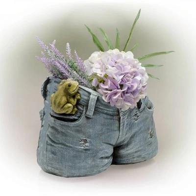 Best reviews of 🌟 Short Rugged 👖 Jeans Flower Planter With Pocket Frog Design - Alpine Corporation 😍 5 Best reviews of 🌟 Short Rugged 👖 Jeans Flower Planter With Pocket Frog Design - Alpine Corporation 😍 - Image 3