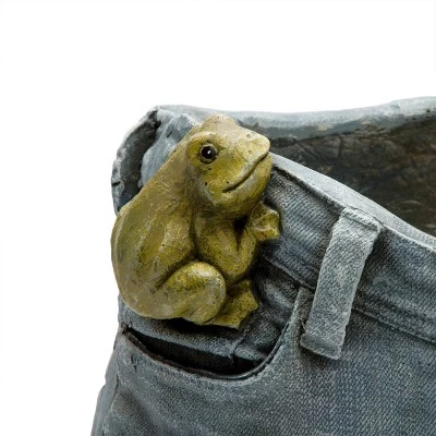 Best reviews of 🌟 Short Rugged 👖 Jeans Flower Planter With Pocket Frog Design - Alpine Corporation 😍 8 Best reviews of 🌟 Short Rugged 👖 Jeans Flower Planter With Pocket Frog Design - Alpine Corporation 😍 - Image 6