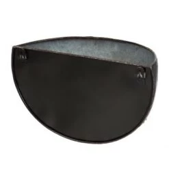 Hot Sale ✨ Evergreen Galvanized Metal Brass Solder Hanging Wall Pocket Planters, Set of 2 👍 -Planters Sales Store unnamed file 1530