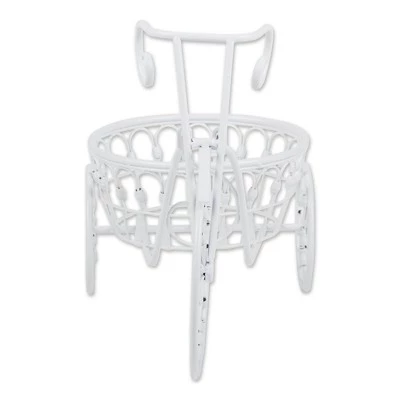 Wholesale ⭐ Zingz & Thingz 11.2" Indoor/Outdoor Iron Bicycle Planter White - Zings & Thingz 🛒 4 Wholesale ⭐ Zingz & Thingz 11.2" Indoor/Outdoor Iron Bicycle Planter White - Zings & Thingz 🛒 - Image 2