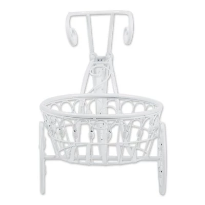 Wholesale ⭐ Zingz & Thingz 11.2" Indoor/Outdoor Iron Bicycle Planter White - Zings & Thingz 🛒 5 Wholesale ⭐ Zingz & Thingz 11.2" Indoor/Outdoor Iron Bicycle Planter White - Zings & Thingz 🛒 - Image 3